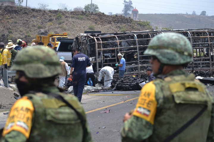 Kecelakaan Maut di Meksiko, 21 Orang Hangus Terbakar