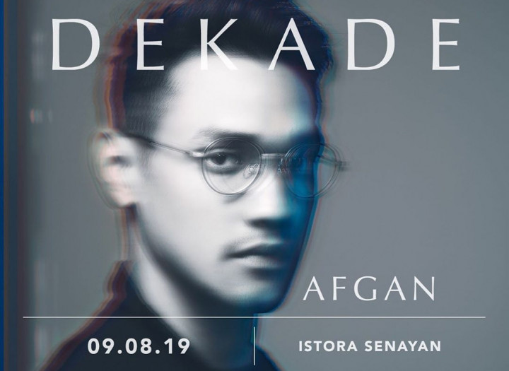 Afgan Gelar Konser Dekade di Jakarta Agustus 2019