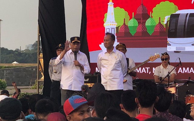 Menteri Budi Lepas 20 Ribu Pemudik