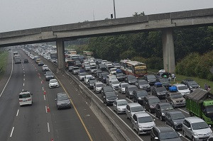 Area Pemberlakuan <i>Contra Flow</i> di Tol Japek Ditambah