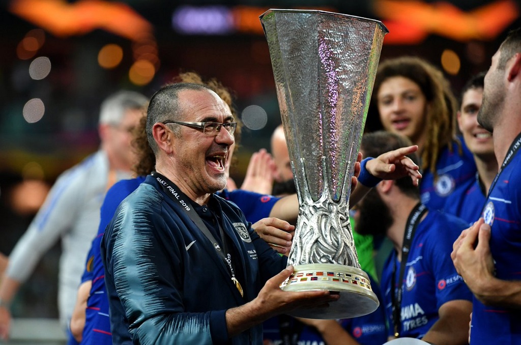 Maurizio Sarri (Twitter/UEFA Europa League)
