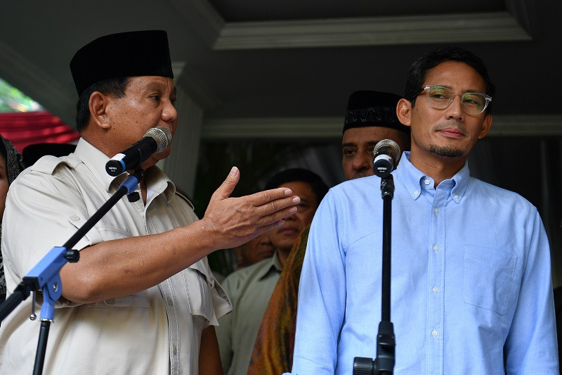 Prabowo Mengelak Ketika Ditanya Pertemuan dengan Jokowi