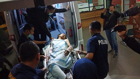 Pelaku Bom Bunuh Diri Dibawa ke  RS Bhayangkara Semarang