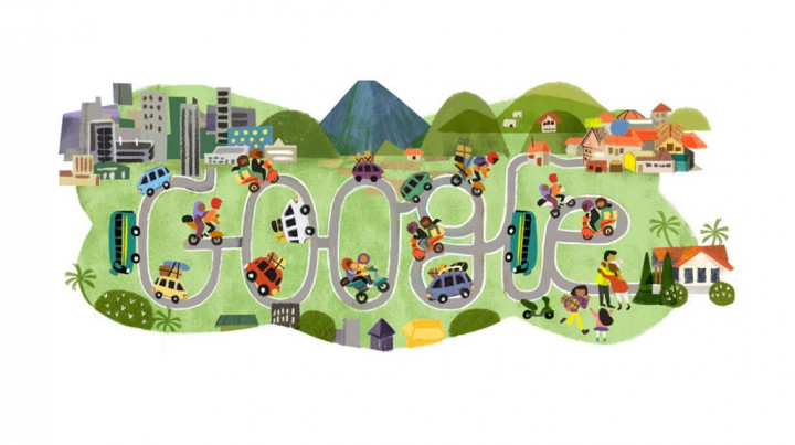 Google Rayakan Mudik dengan Doodle