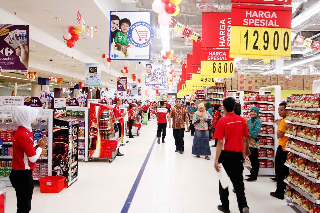 Ilustrasi gerai Carrefour. (FOTO: dok MI)