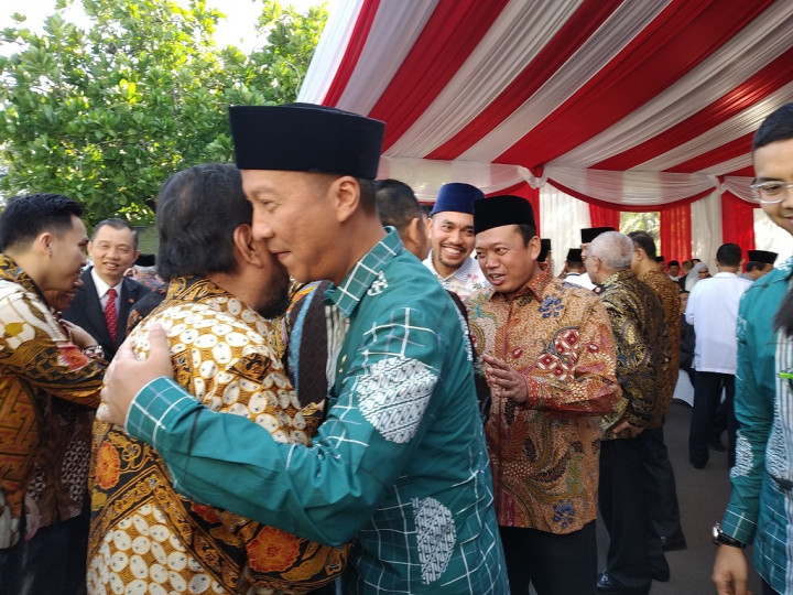Pejabat Negara Halalbihalal dengan Jokowi-JK