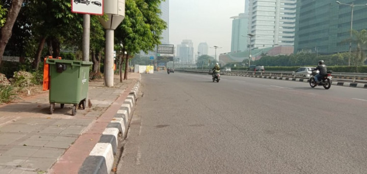 H+1 Lebaran Jakarta Masih Lengang