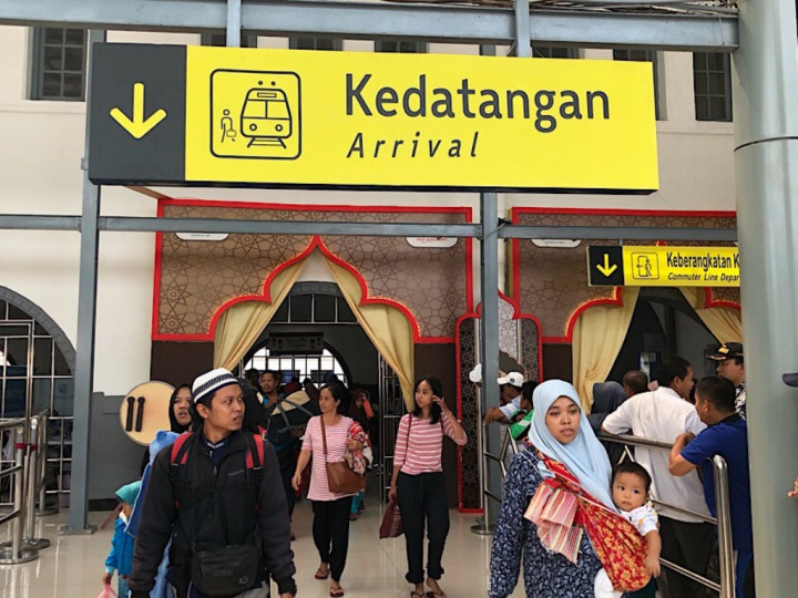 42 Ribu Orang Tiba di Jakarta dari Stasiun Pasar Senen
