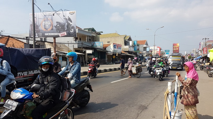 Pasar di Pantura Sebabkan Arus Balik Tersendat