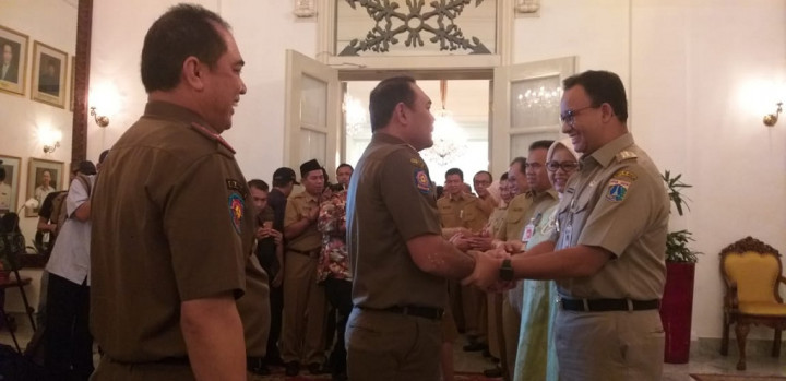 Anies Gelar Halalbihalal dengan PNS DKI