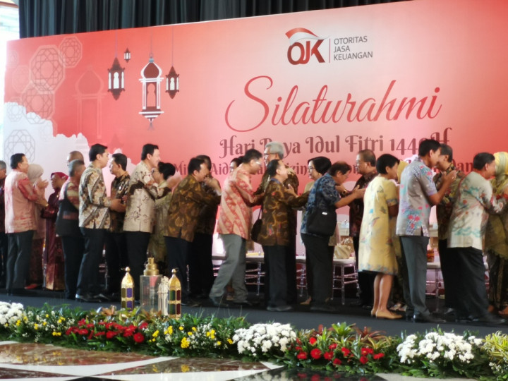 BI dan OJK Gelar Halalbihalal dengan Pelaku Industri Keuangan