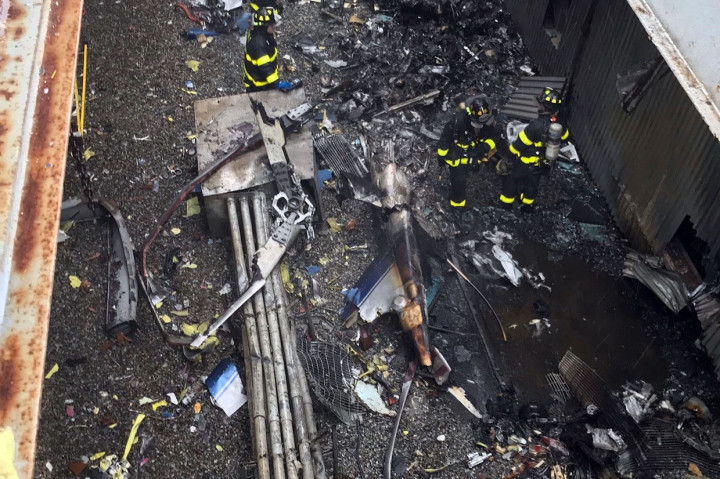 Satu Tewas saat Helikopter Jatuh di Gedung Manhattan