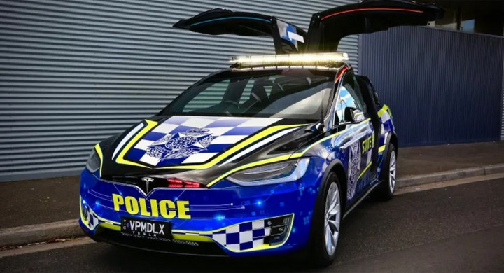 Di Indonesia jadi Taksi, Di Australia Tesla Model X jadi Mobil Polisi