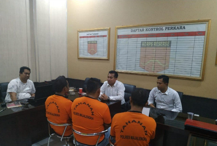 Polres Majalengka Tangkap Tiga Pembalak Liar