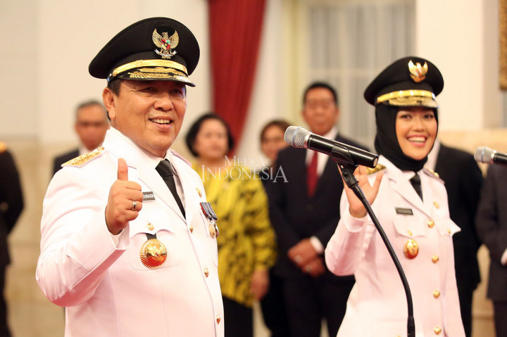 Jokowi Lantik Gubernur-Wagub Lampung