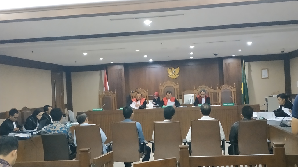 Sidang kasus jual beli jabatan Kementerian Agama di Pengadilan Tipikor. Foto:Medcom.id/ Ilham Pratama Putra