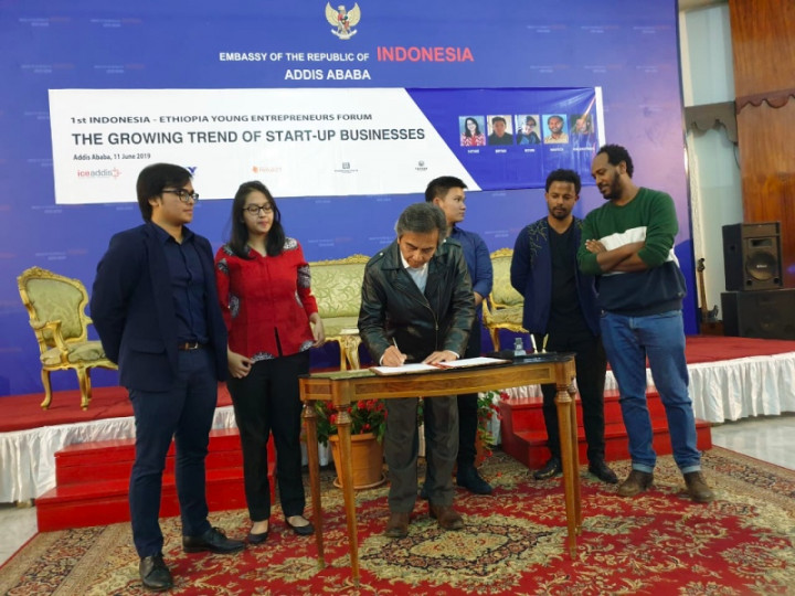Pemuda Indonesia-Ethiopia Bangun Kerja Sama Bilateral