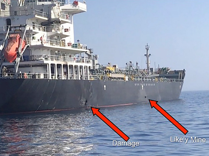 AS Rilis Video Bukti Iran Dalang Penyerangan Kapal Tanker