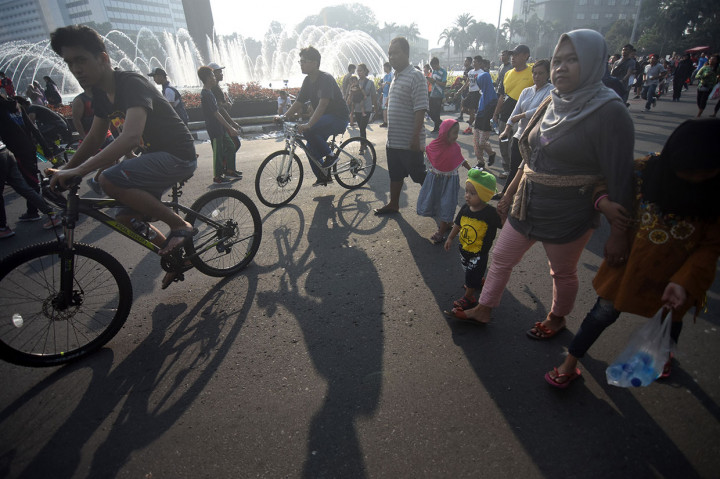 Pascalibur Lebaran, Warga Kembali Padati CFD Jakarta