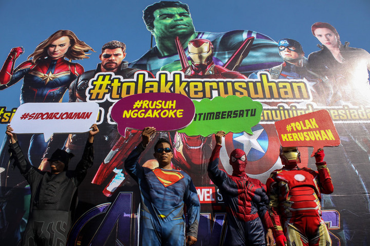 Antusias Warga Sidoarjo Ikuti Deklarasi Damai Tolak Kerusuhan