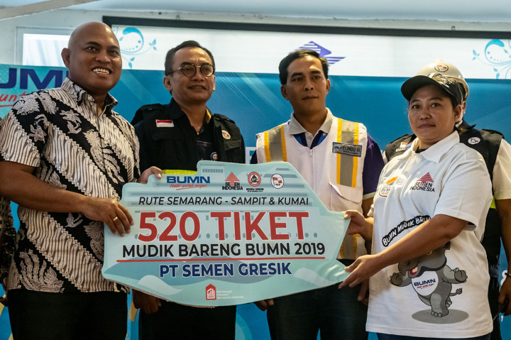 Semen Gresik Gelar Arus Balik Gratis ke Kalteng