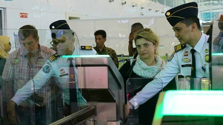 Layanan autogate di Tempat Pemeriksaan Imigrasi (TPI) Ngurah Rai. Foto Istimewa