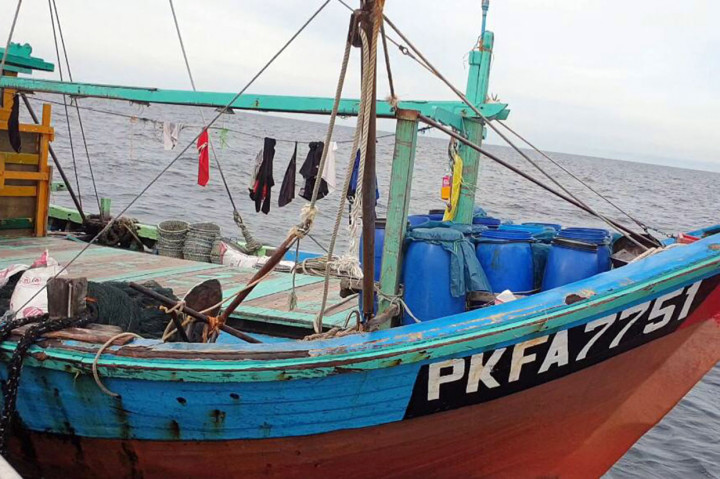 KKP Kembali Sergap Kapal Ilegal asal Malaysia