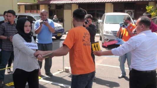 Rekontruksi Penikaman Ibu dan Anak di Makassar Peragakan 21 Adegan