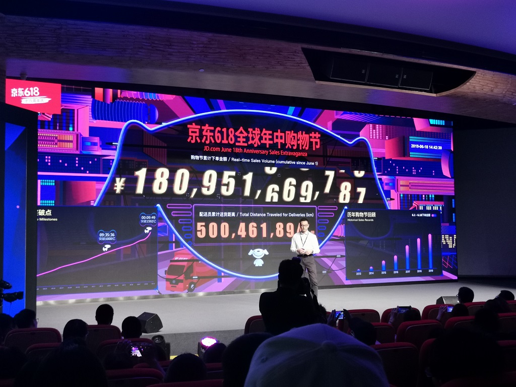 Konferensi pers JD 618 di Beijing, Tiongkok