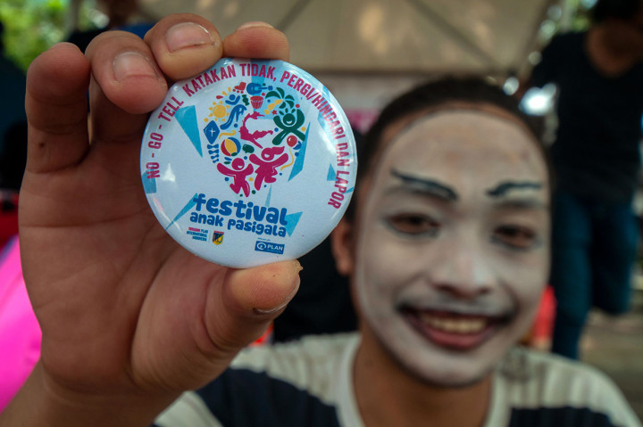 Anak-anak Korban Tsunami Ikuti Festival Pasigala