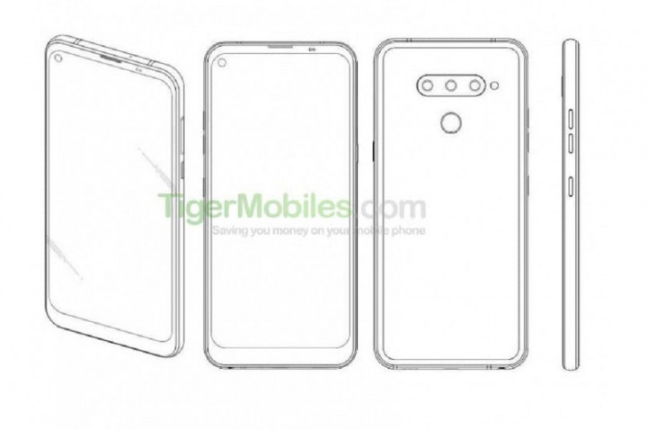 LG Terima Paten Ponsel dengan Lubang untuk Kamera Depan