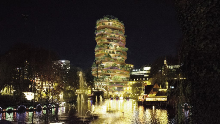 Hotel HC Andersen Adopsi Bentuk Pagoda