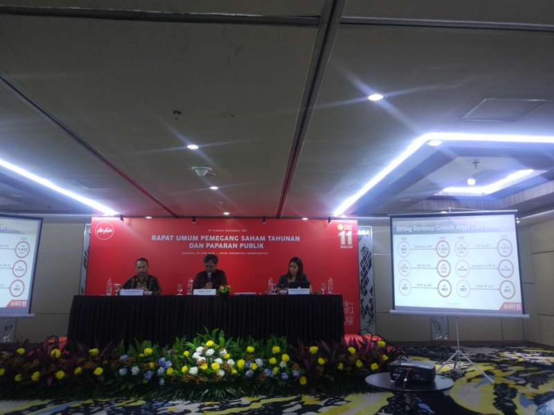 Press Conference Airasia. Dok; Medcom/Annisa ayu artanti.
