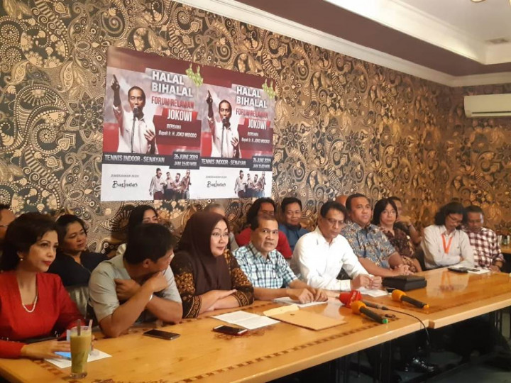 Belasan Ribu Relawan Siap Penuhi Senayan di Halalbihalal Bareng Jokowi