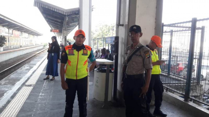Jelang Putusan MK, Kepolisian Perketat Keamanan di Stasiun