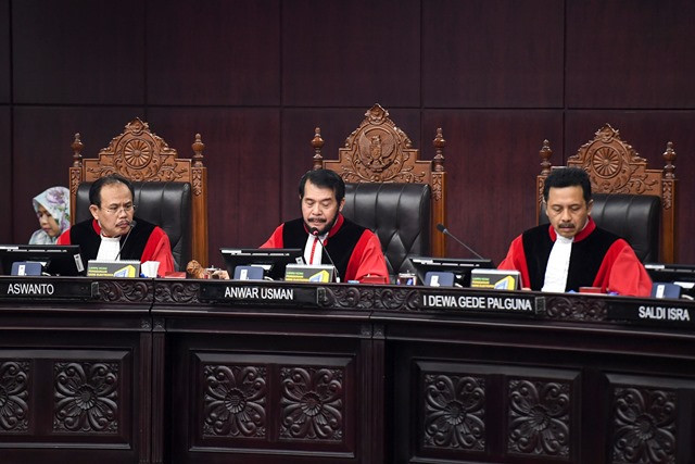 MK Tolak Seluruh Gugatan Kubu Prabowo