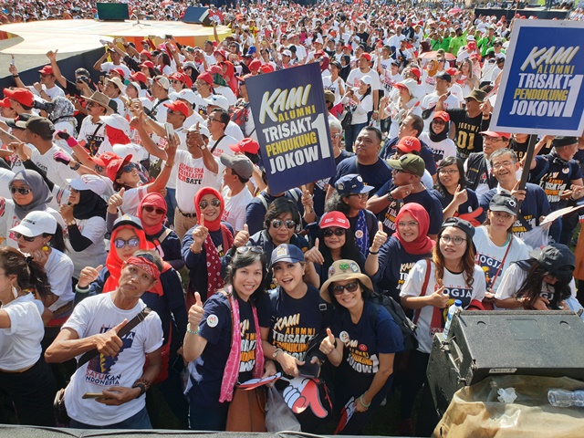 Alumni Trisakti Minta pendukung Jokowi dan Prabowo Bersatu