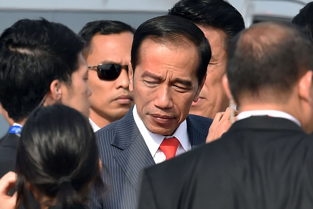 Presiden Jokowi Tiba di Osaka