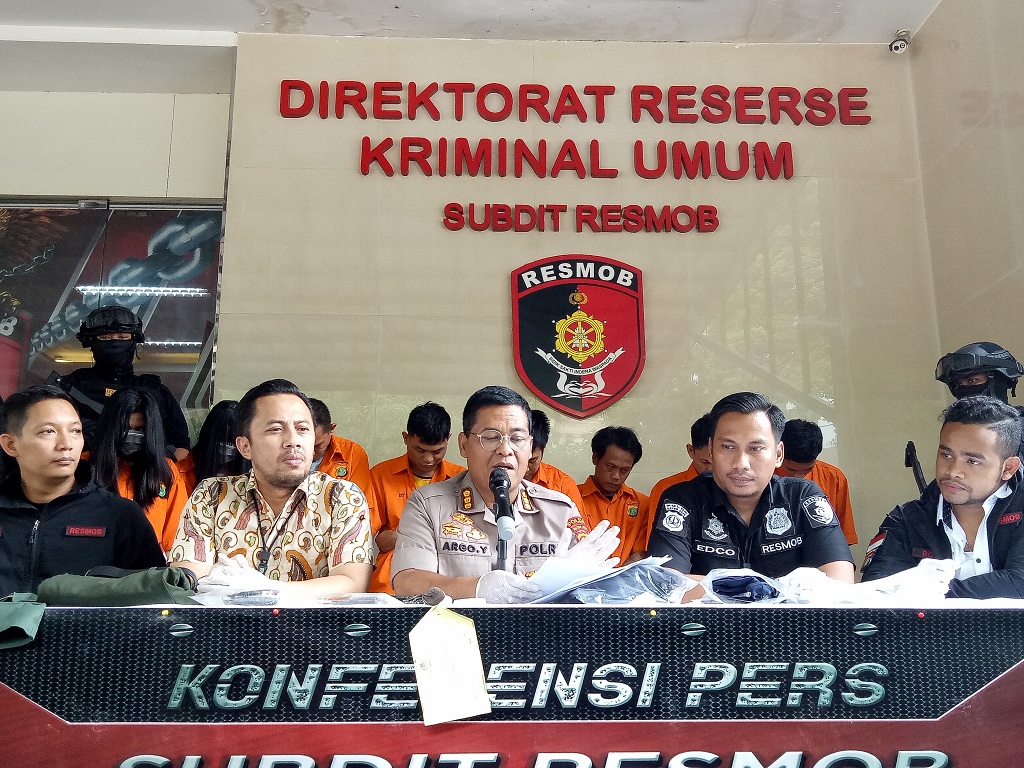 Rilis Polda Metro Jaya soal pembobolan ATM - Medcom.id/Siti Yona Hukmana. 
