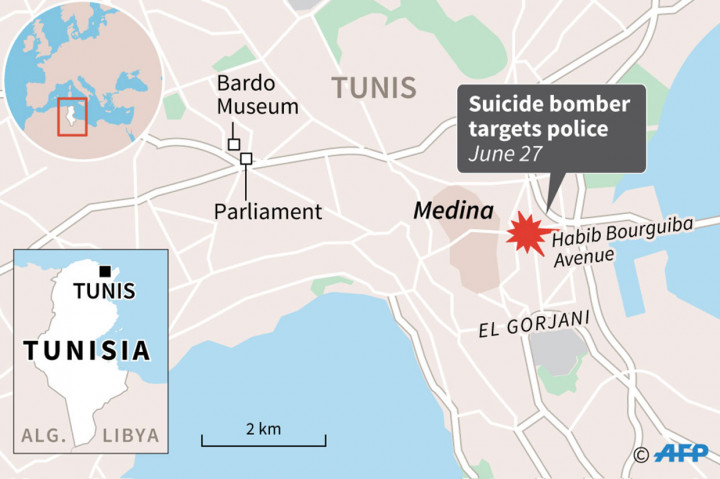 Dua Bom Bunuh Diri Guncang Tunisia, Satu Orang Tewas