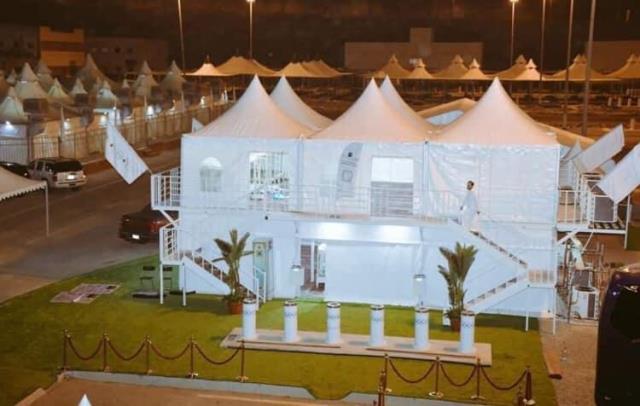 Tenda Bertingkat di Mina Baru Langkah Uji Coba