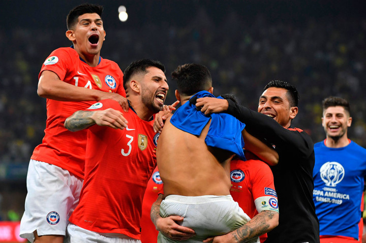 Chile Tundukkan Kolombia Lewat Adu Penalti