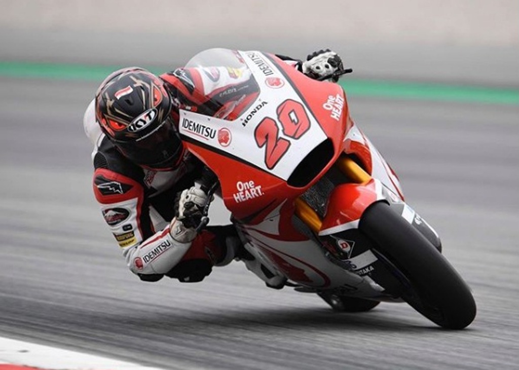 Pembalap Moto2 Indonesia, Dimas Ekky Pratama (instagram: @dimaspratama20)