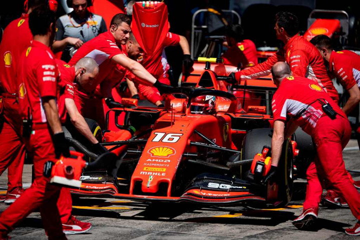 Charles Leclerc Rebut Pole Position GP Austria