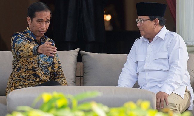 Ilustrasi--Presiden Jokowi bertemu dengan Prabowo Subianto--ANTARA/Widodo S. Jusuf