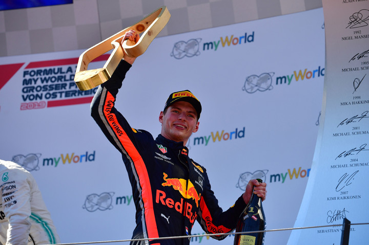 Menangi F1 GP Austria, Verstappen Geser Vettel