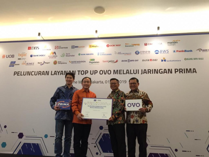 32 Bank Jaringan Prima Layani Isi Ulang Saldo OVO
