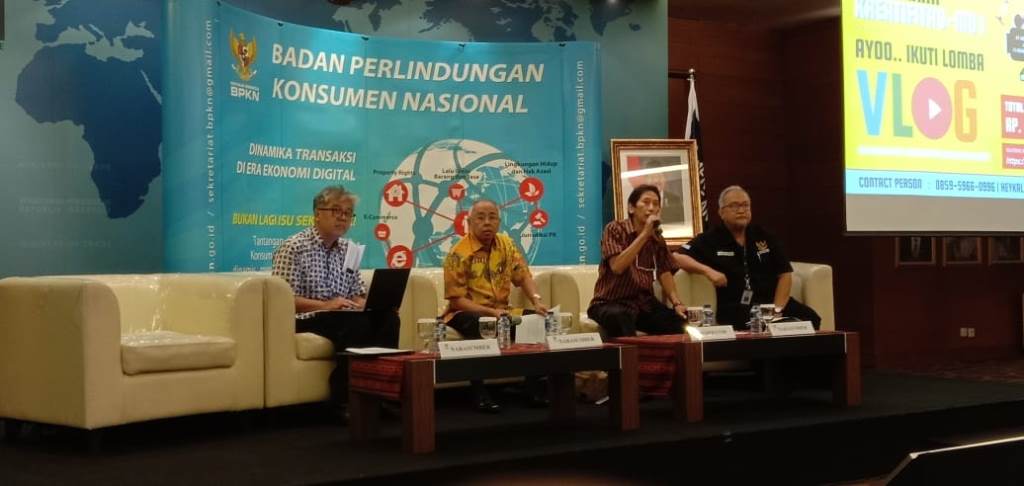 Kepala BPKN Ardiansyah (kedua dari kiri). (Foto: Medcom.id/Candra Yuri Nuralam)