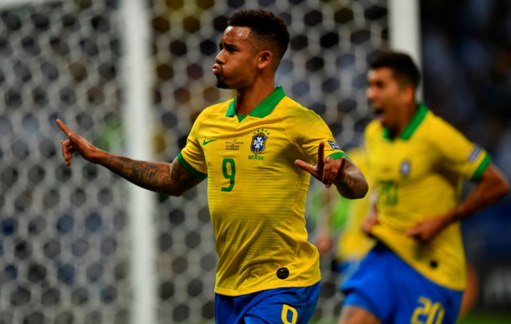 Gabriel Jesus Bawa Brasil Ungguli Argentina