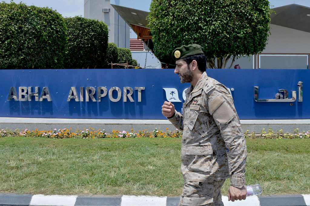 Bandara Abha di Arab Saudi. (Foto: AFP)